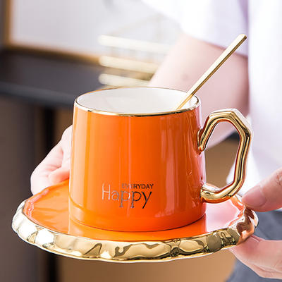 精致高级宫廷风欧式奢华咖啡杯碟家用简约优雅陶瓷英式下午茶茶具 商品图4