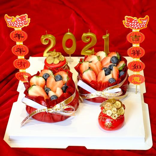 2021新年福袋！4寸水果福袋，水果夹心，甜蜜新年好事成双 商品图1