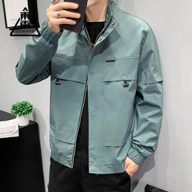 【服饰鞋包】*优选新款夹克男韩版立领外套休闲上衣男士夹克衫工装男装外套