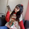 复古甜美圣诞毛衣女小众外穿秋冬森系法式宽松慵懒风针织衫洋气潮 商品缩略图1