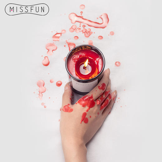 MISSFUN 丽娜情趣SM调情套装 zhen皮皮鞭手铐脚铐口球（包含低温蜡烛+一次性蜡烛+刮蜡板） 商品图7