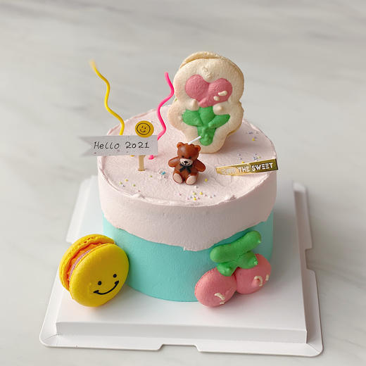 10人助力立省70！梦幻小熊花园 · 马卡龙蛋糕  带着可爱跨年 商品图2