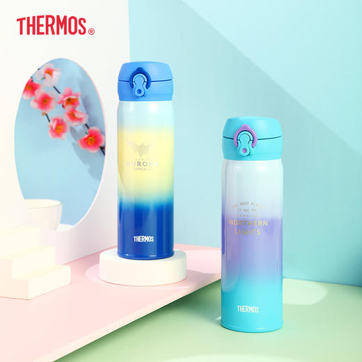 Thermos膳魔师保温杯真空不锈钢男女士车载直饮保冷便携轻量水杯JNL-503 /JNL-505 商品图3