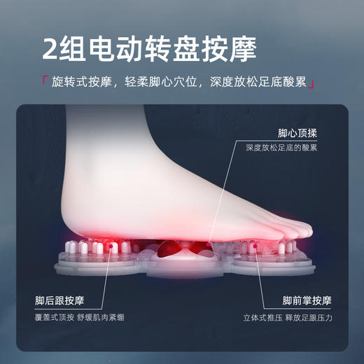 蓓慈小白Pro BZ523A全自动足浴器泡脚桶洗脚盆全自动加热恒温按摩家用 商品图7