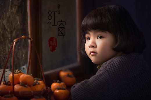 肖像《冬日红窗》 商品图0