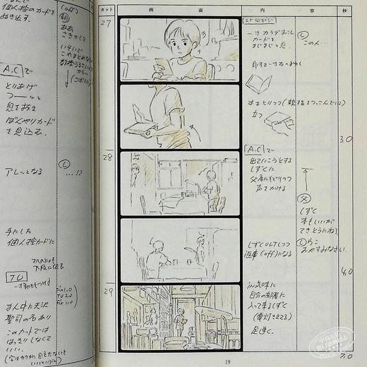 【中商原版】吉卜力工作室分镜画全集10 侧耳倾听 日文原版 耳をすませば スタジオジブリ絵コンテ全集 10 商品图3
