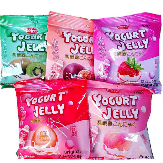台湾一本乳酸菌原味蒟蒻果冻-白桃味草莓味奇异果味114g-随机发货-会员6折 商品图2