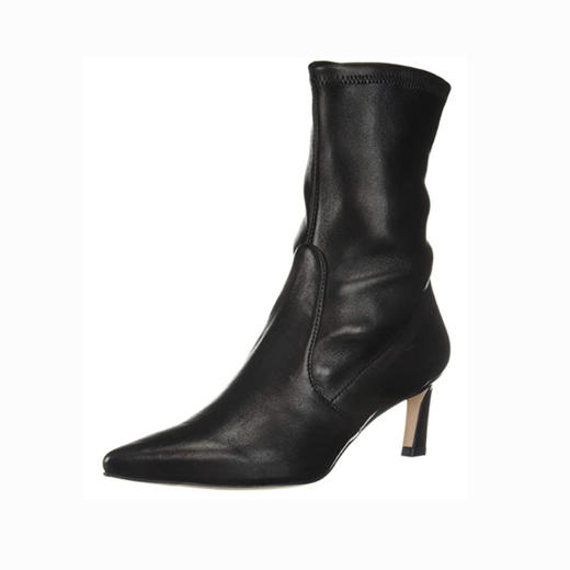 Stuart Weitzman 斯图尔特·韦茨曼 女士高跟靴 女短靴 黑色 RAPTURE 55 LUSH NAPPA BLACK 商品图1