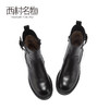 西村名物2021春季新款马丁靴女英伦风潮ins牛皮短靴女靴女鞋X20DC42341 商品缩略图2
