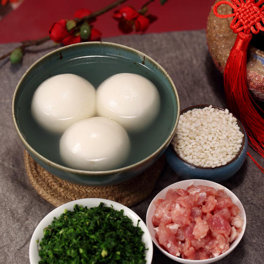 【常州馆】园外园荠菜肉大汤团 368g/6只 团子网红汤圆常州特产 商品图1