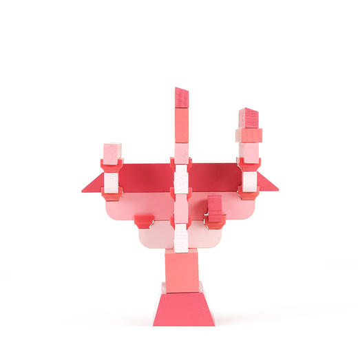 唐式建筑榫卯斗拱积木古代建筑智慧拼装乐趣