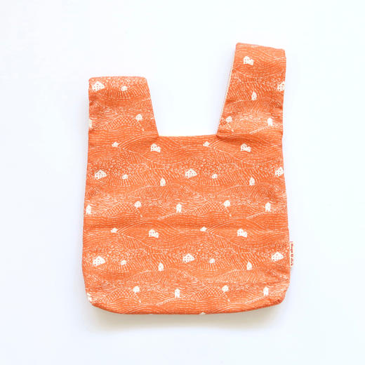 HUJI祤集套结手提包插画山间小屋 商品图0