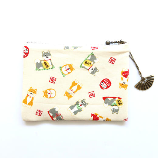 HUJI祤集Komon收纳包风の花招财阿柴 商品图4