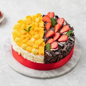 周年庆特惠【芒芒寻莓】-新鲜芒果邂逅娇嫩草莓，用新鲜还原双拼滋味（昆明+安宁）