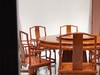 红桥红  家具严选  缅甸花梨（大果紫檀）  【158雕花牙边圆餐桌九件套】 商品缩略图4