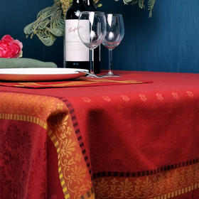 京彩KINGCO 法式浪漫提花桌布