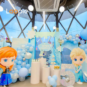 清新冰雪奇缘主题布置