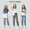 famecoco范可儿直筒牛仔裤女款高腰显瘦裤子F211GA001 商品缩略图3