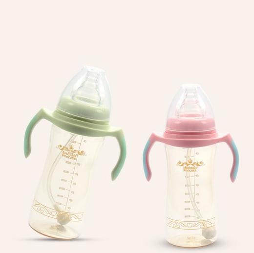 【婴儿用品】*有柄自动宽口径PPSU大奶瓶210ML抗摔 商品图0