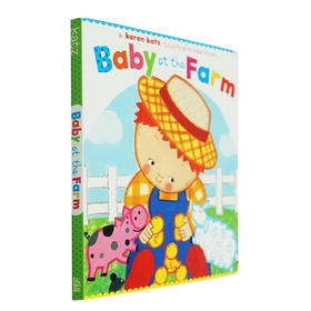 Touch and feel 触摸书 Baby at the Farm Karen Katz 卡伦卡茨 纸板书 在农场 英文原版 亲子入门启蒙绘本