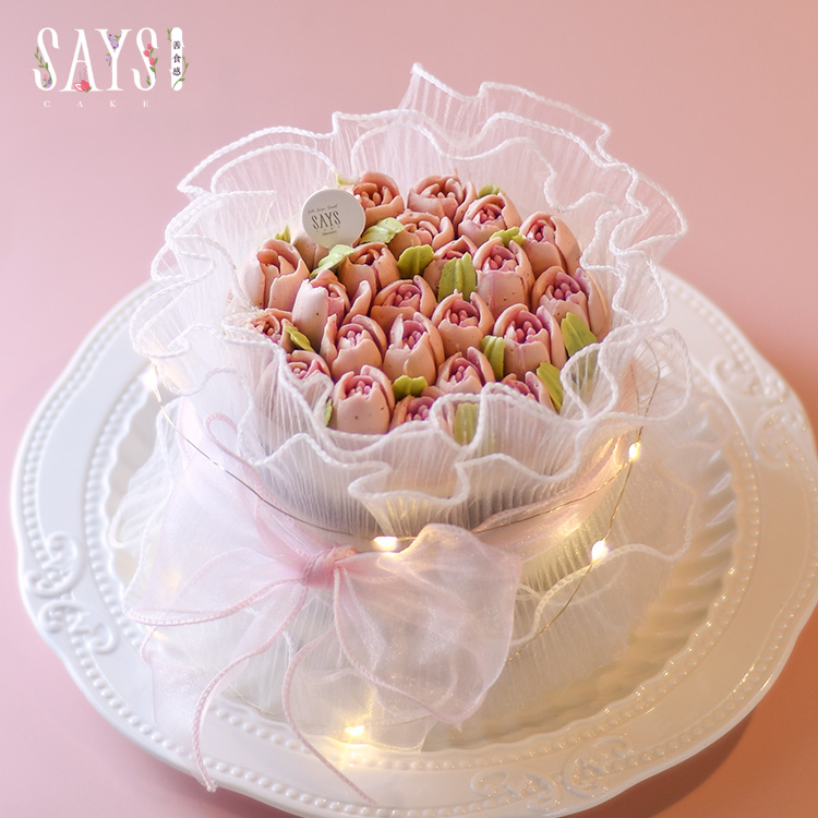 【历史商品】心悦玫瑰花束蛋糕Rose Blossom Chiffon Cake