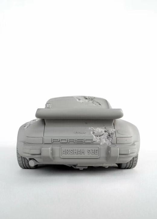 daniel arsham 丹尼尔 被侵蚀的保时捷911 雕塑手办