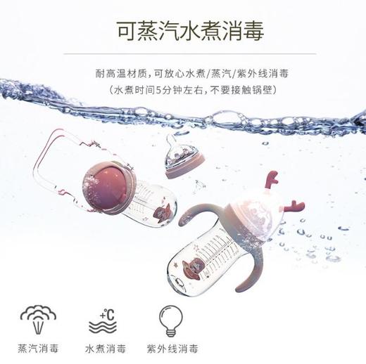 【母婴】*婴儿一杯两用奶瓶吸管杯350ml带手柄学饮杯 商品图2