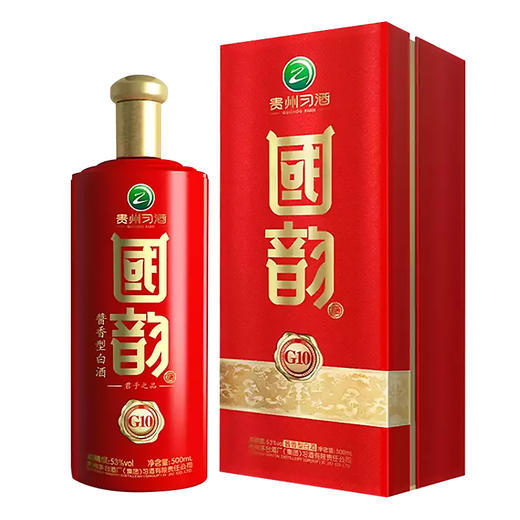 贵州习酒国韵G10酱香型53度白酒 整箱6瓶*500ml包邮 商品图3