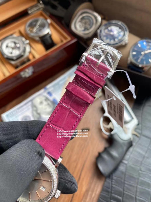 V7万guo女款柏涛菲诺，机芯可选海鸥orETA2892A2，表带可选牛皮or鳄鱼皮，直径37mm，皮表带，密底，自动机械机芯，女士腕表 商品图12