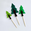 森林小树 蛋糕插件 生日蛋糕装饰 毛毡小树圣诞苹果树装饰 商品缩略图1