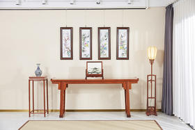 红桥红  家具严选  缅甸花梨（大果紫檀）  【210 明式 翘头案】