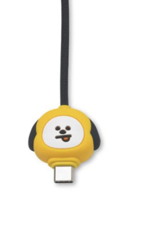 韩国 可爱Line Friends BT21 CHIMMY TYPE-C手机充电数据线JPY带授权招加盟代理 商品图2