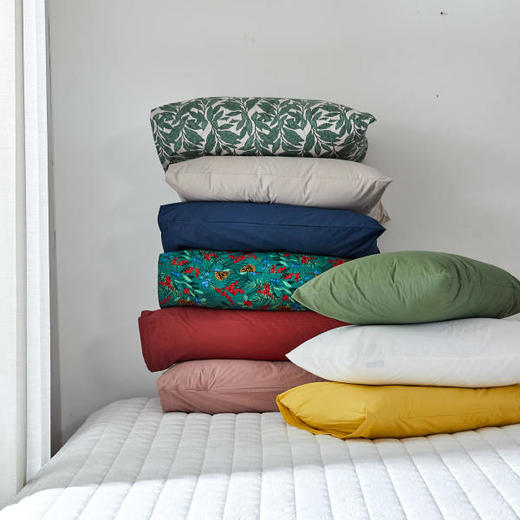 [现代房屋] 新款 韩国 高密度单层枕套 超柔软触感枕套 50x70红色JPY带授权招加盟代理 商品图3