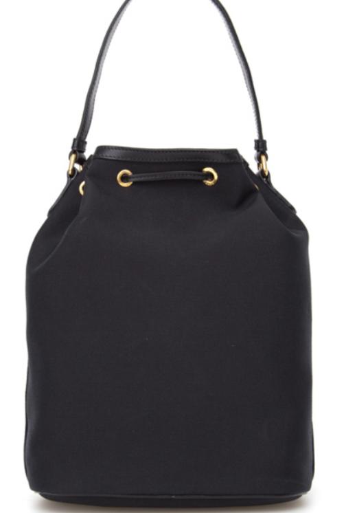 奥莱[PRADA]丝带字母水桶包大号1BH097 NERO LOGO提花JPY带授权招加盟代理 商品图2