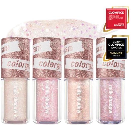 女神降临牛奶珠光大闪亮片液体眼影Colorgramtok眼影OliveYoungJPY带授权招加盟代理 商品图1