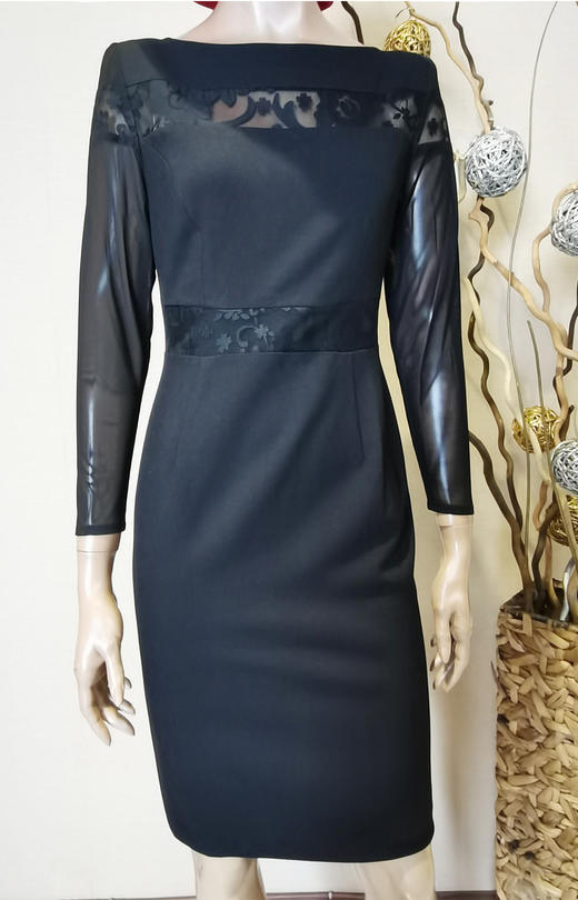 YIQU |“魅力永恒”连身裙（魅力黑） 商品图0