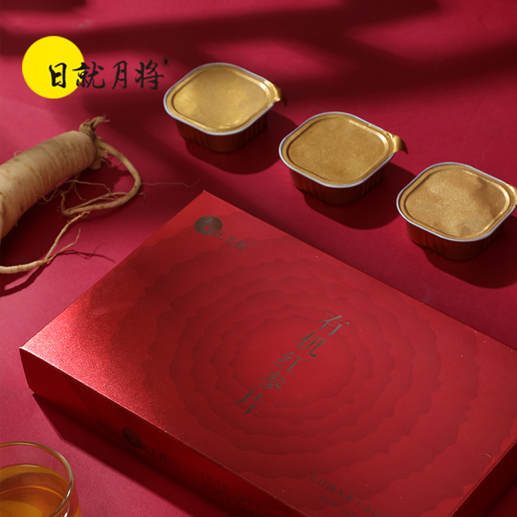 有机红参片150克盒装