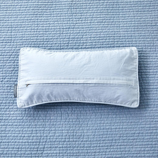 [现代房屋] 新款 韩国 蓝色抱枕枕套 条纹枕套 纯棉枕头 24x48CMJPY带授权招加盟代理 商品图3