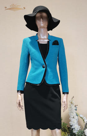 【特惠】YIQU |“秋水佳人”西装上衣（天蓝）P