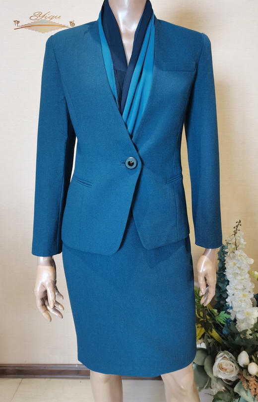 【断码】L码•YIQU丨“共鸣”西装上衣（虾青） 商品图0