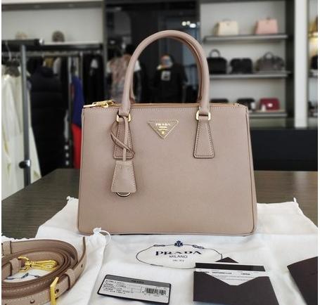 奥莱普拉达小号Saffiano粉红米色1BA863 NZV F0236JPY带授权招加盟代理 商品图0