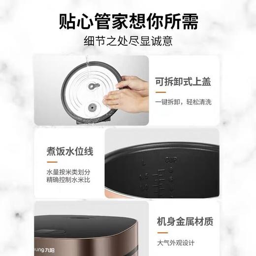 Joyoung/九阳F-40FZ815智能电饭煲铜匠厚釜家用多功能电饭锅4.0升 商品图2
