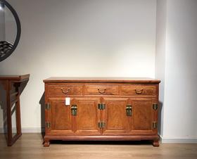 红桥红  家具严选  缅甸花梨（大果紫檀）  【138 三抽 餐边柜】