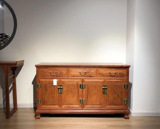 红桥红  家具严选  缅甸花梨（大果紫檀）  【138 三抽 餐边柜】 商品图0