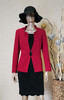 【特惠】YIQU |“风景线”西装上衣（酒红） 商品缩略图0