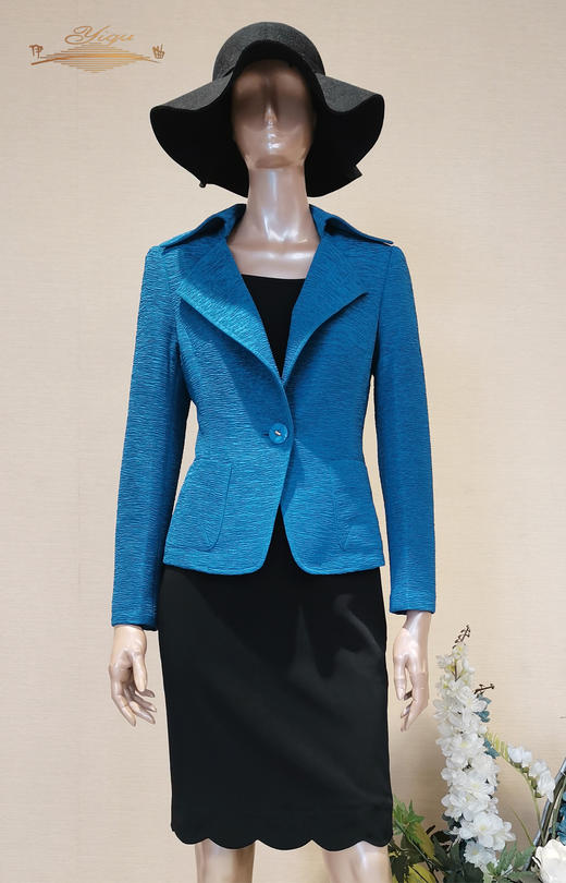 【断码】XXL码•YIQU |“孤单背影”西装上衣（亮丝兰） 商品图0