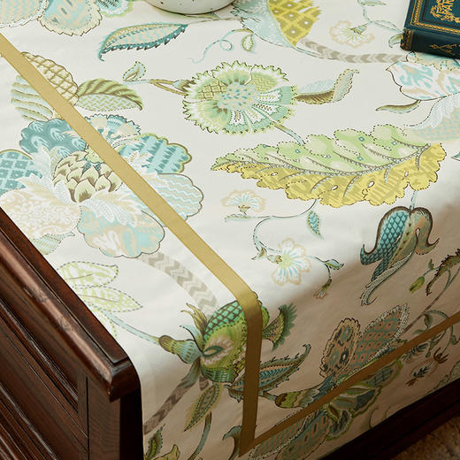 客厅茶几桌桌布布艺美式田园轻奢梳妆台台布北欧防水桌垫餐边柜盖巾 商品图2