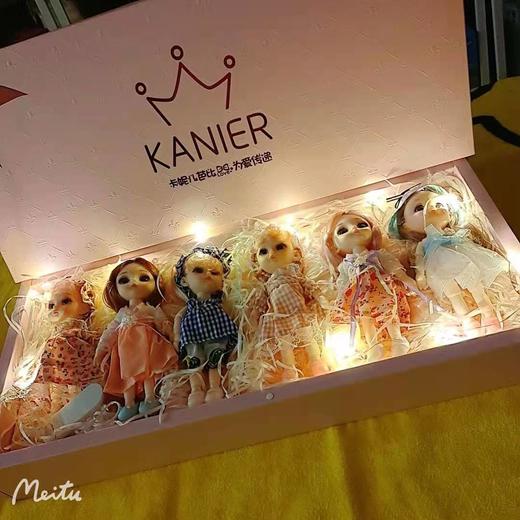 卡妮儿芭比公主霓虹灯套装大礼盒6个娃娃【批发包邮】  ZJ 商品图2