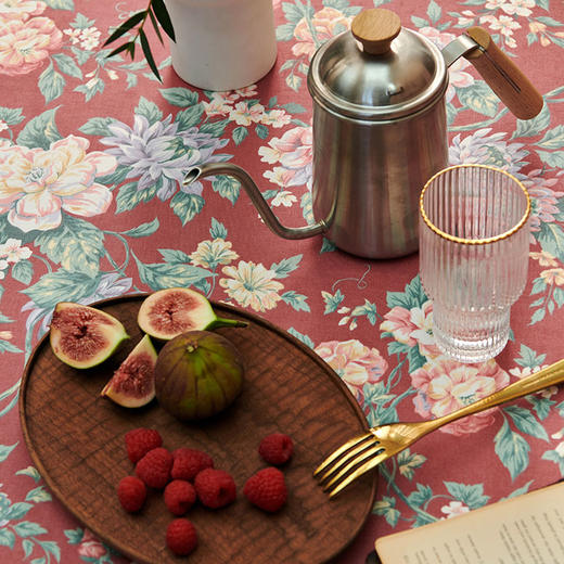 茶几盖布新年棉台布客厅长方形家用新中式餐桌布电视柜小斗柜盖布 商品图2