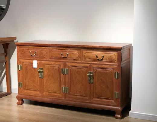 红桥红  家具严选  缅甸花梨（大果紫檀）  【138 三抽 餐边柜】 商品图7